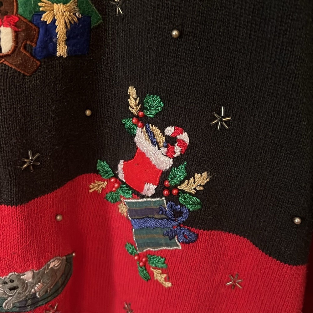 Nutcracker Christmas Sweater Size L - image 7